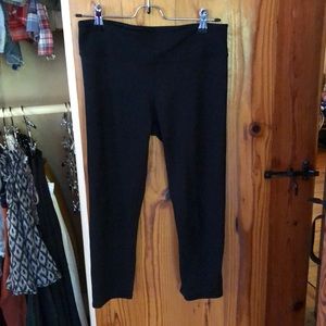 Fabletics Black Crop Leggings